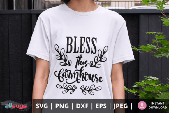 Bless This Farmhouse SVG Sign Design Review for Real Projects