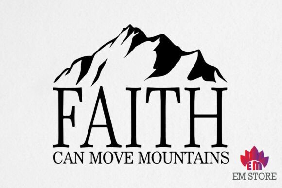 Christian Embroidery Design Review: Faith Can Move Mountains