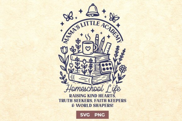 Mama’s Little Academy Homeschool SVG PNG Review