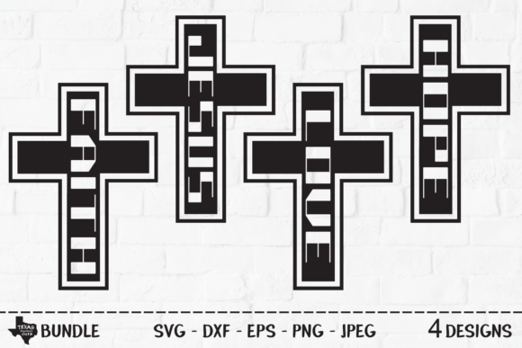 Reviewing the Faith Hope Love Jesus Cross Bundle for Real Projects